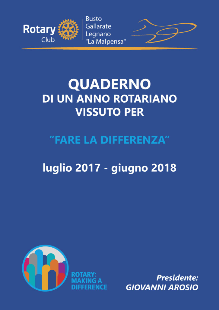 Quaderno di un anno rotariano. 2017-2018