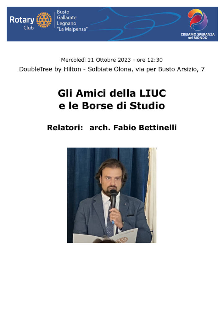 Bettinelli - Esperienze dei nuovi soci - 11 10 2023